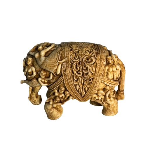 Women Silhouette Elephant Sculpture | Female Unity Art | Feminist Elephant Statue | Women Empowerment Decor | Sisterhood Art Sculpture | Modern Elephant Art | Cultured marble elephant