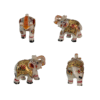 Hand Painted Marble Elephant | Small Elephant Figurine | Colorful Indian Art | Miniature Elephant Statue | Hand Carved Stone Elephant | Rajasthani Painting | Elephant Collectibles
