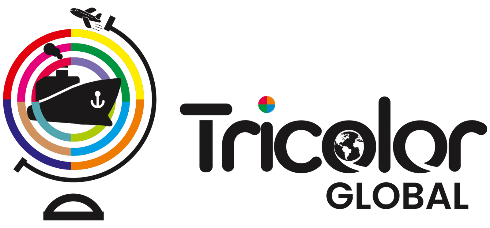 Tri Color Global Logo